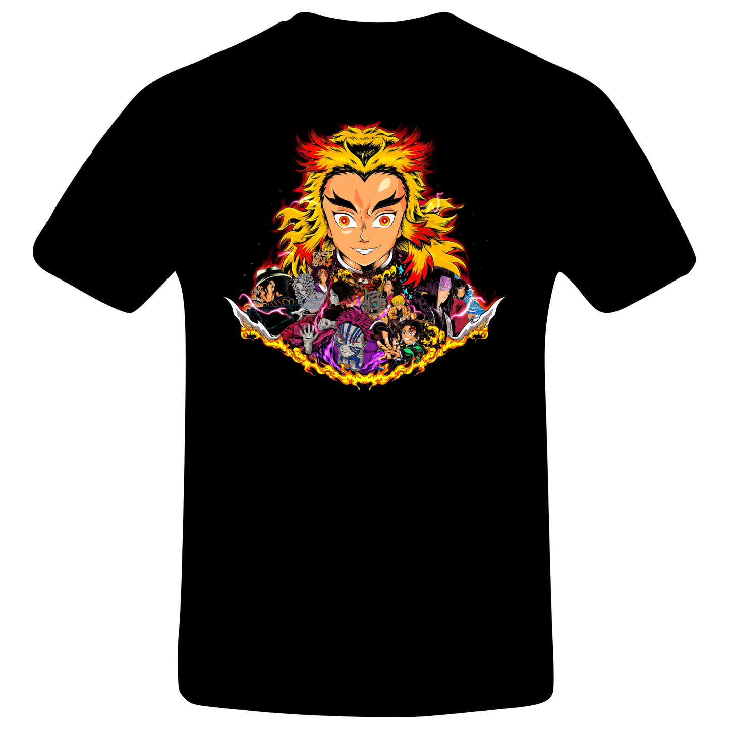 Anime - Demon Slayer Rengoku Hero Collage