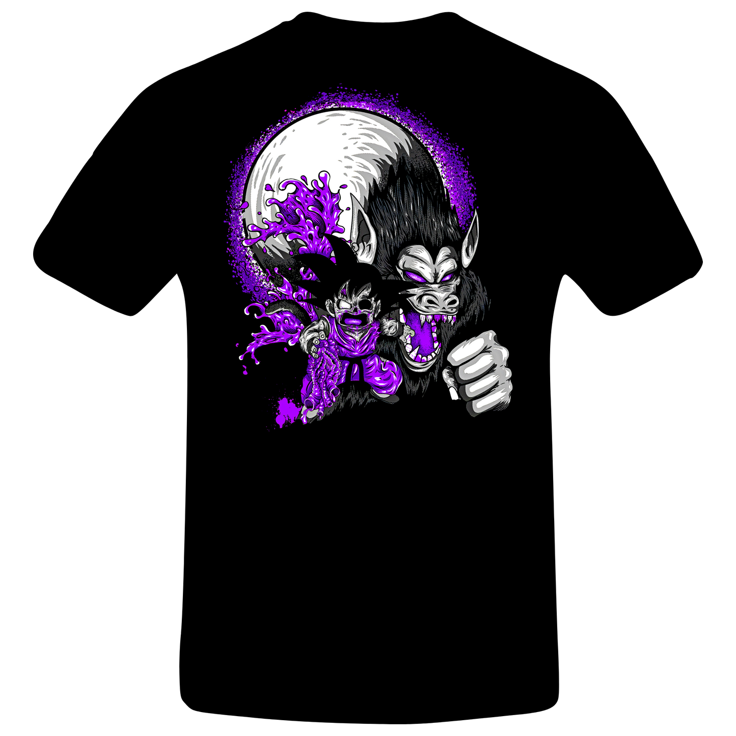 Anime - Dragon Ball Vegeta Purple Energy Sketch