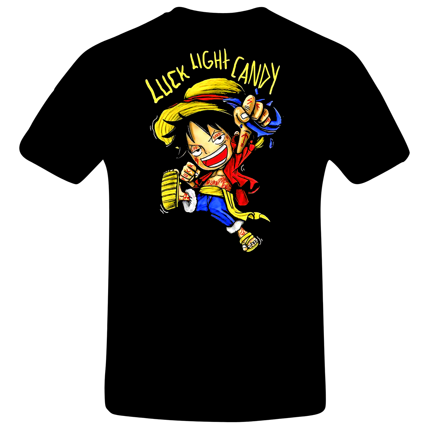 Anime - One Piece Luffy Luck Light Candy Graffiti
