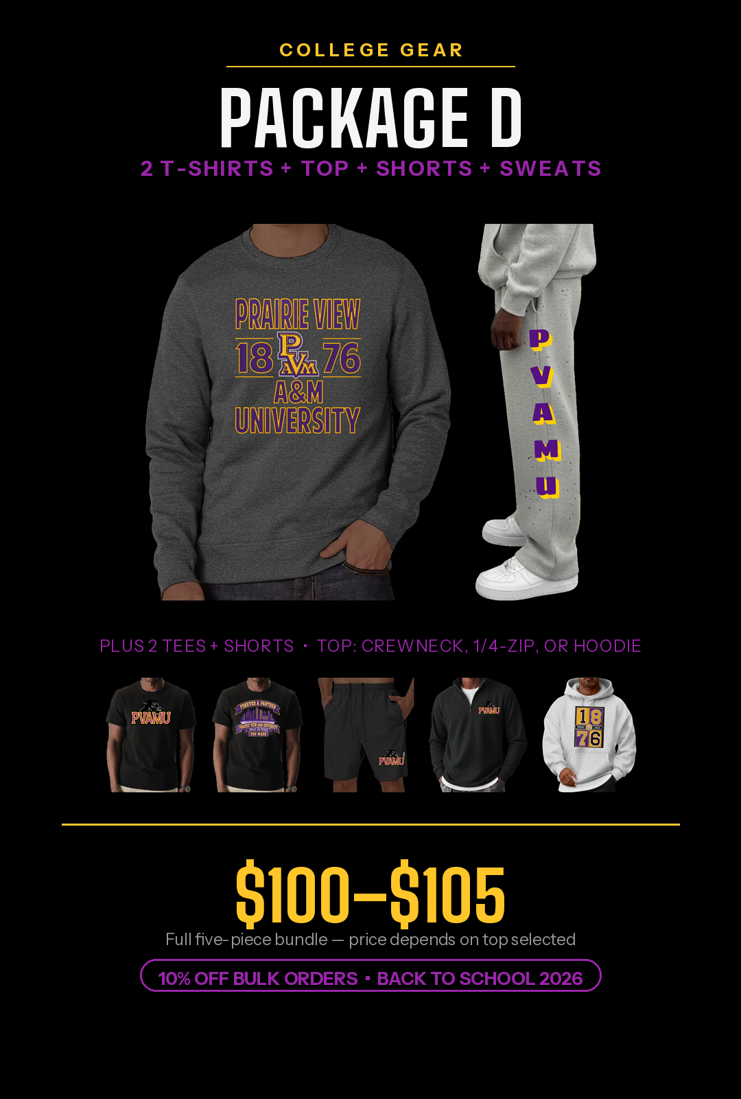 College Back-to-School Package