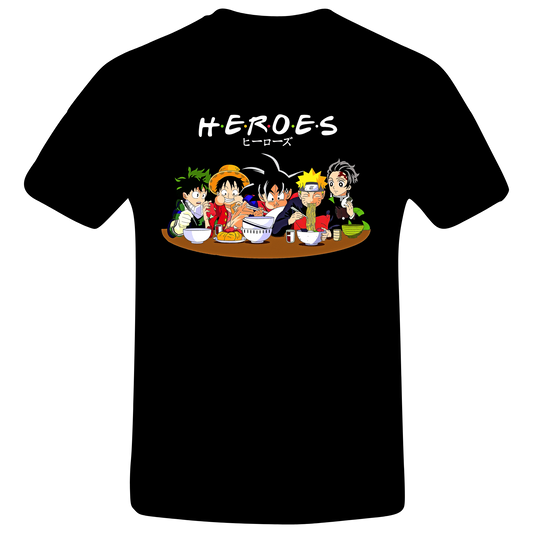 Anime - Anime Heroes Eating Ramen
