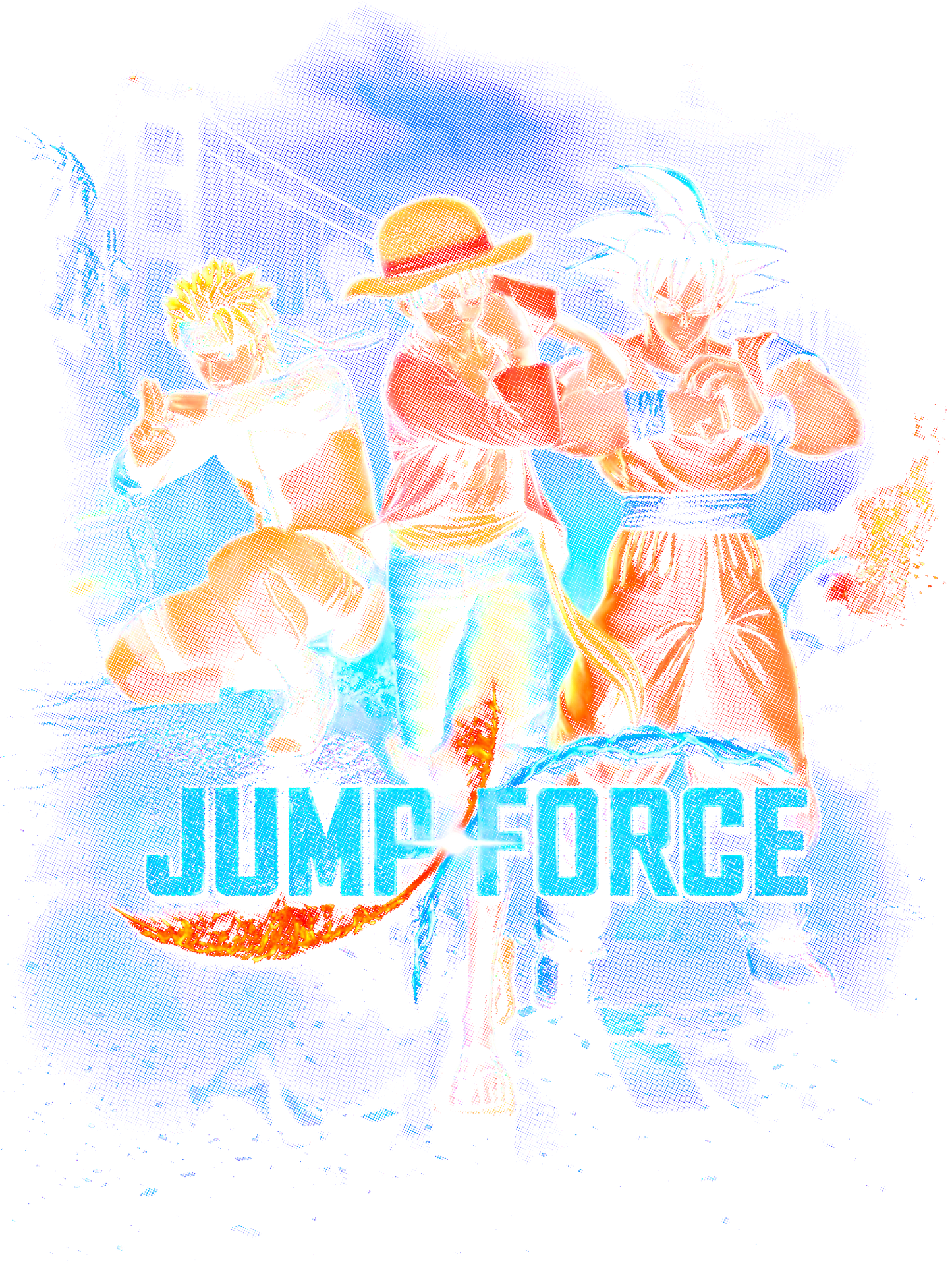 Anime - Jump Force Naruto Luffy Goku Cover