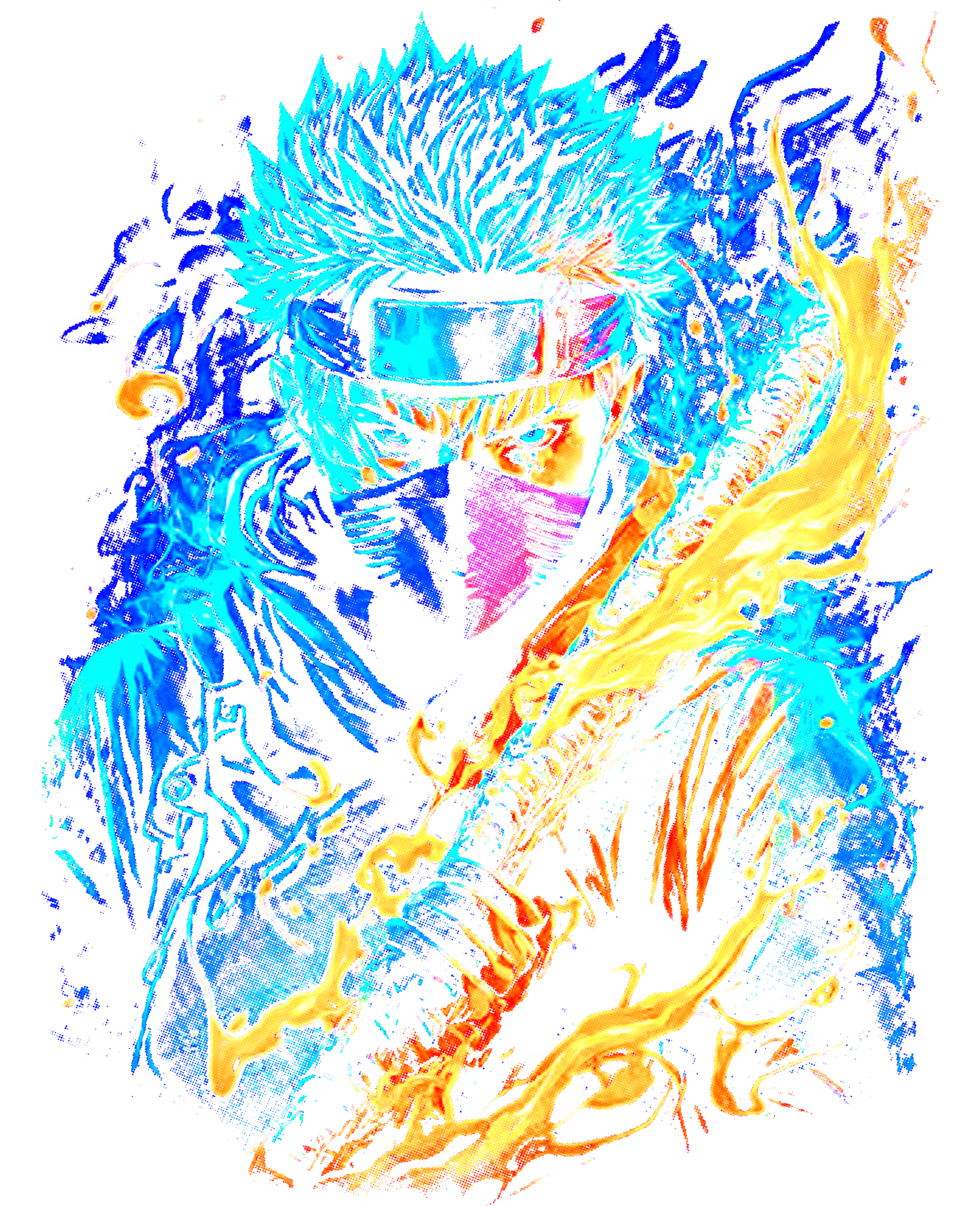 Anime - Naruto Masked Ninja Fire Sword