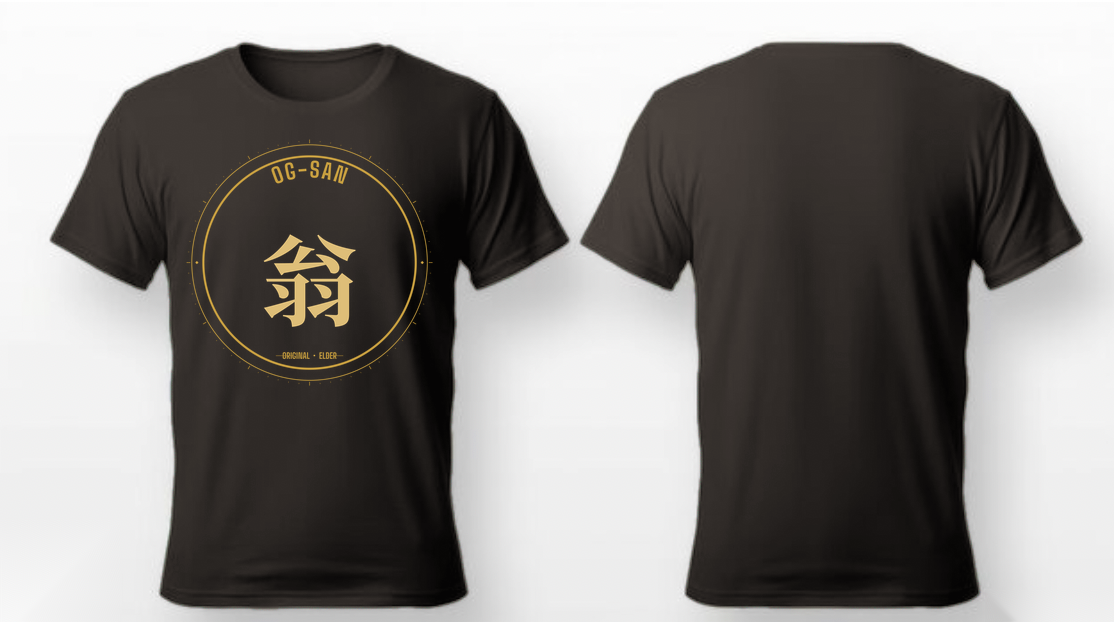 OG-San - Black (Gold Logo)