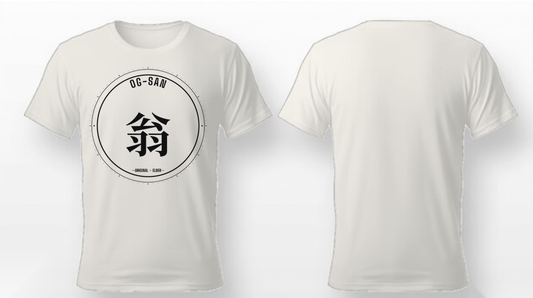 OG-San - White (Black Logo)
