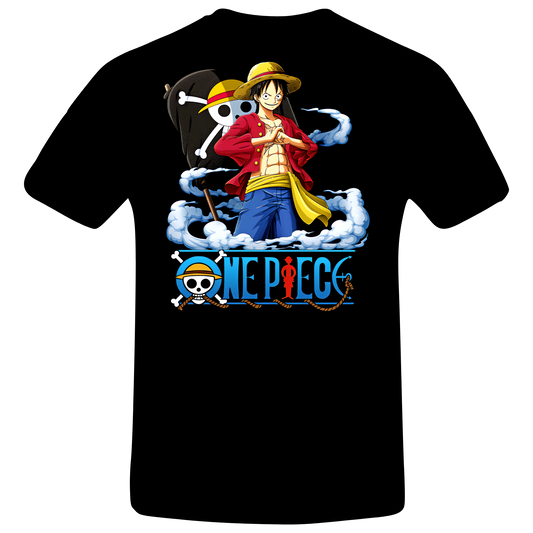Anime - One Piece Luffy Flag Smoke Logo