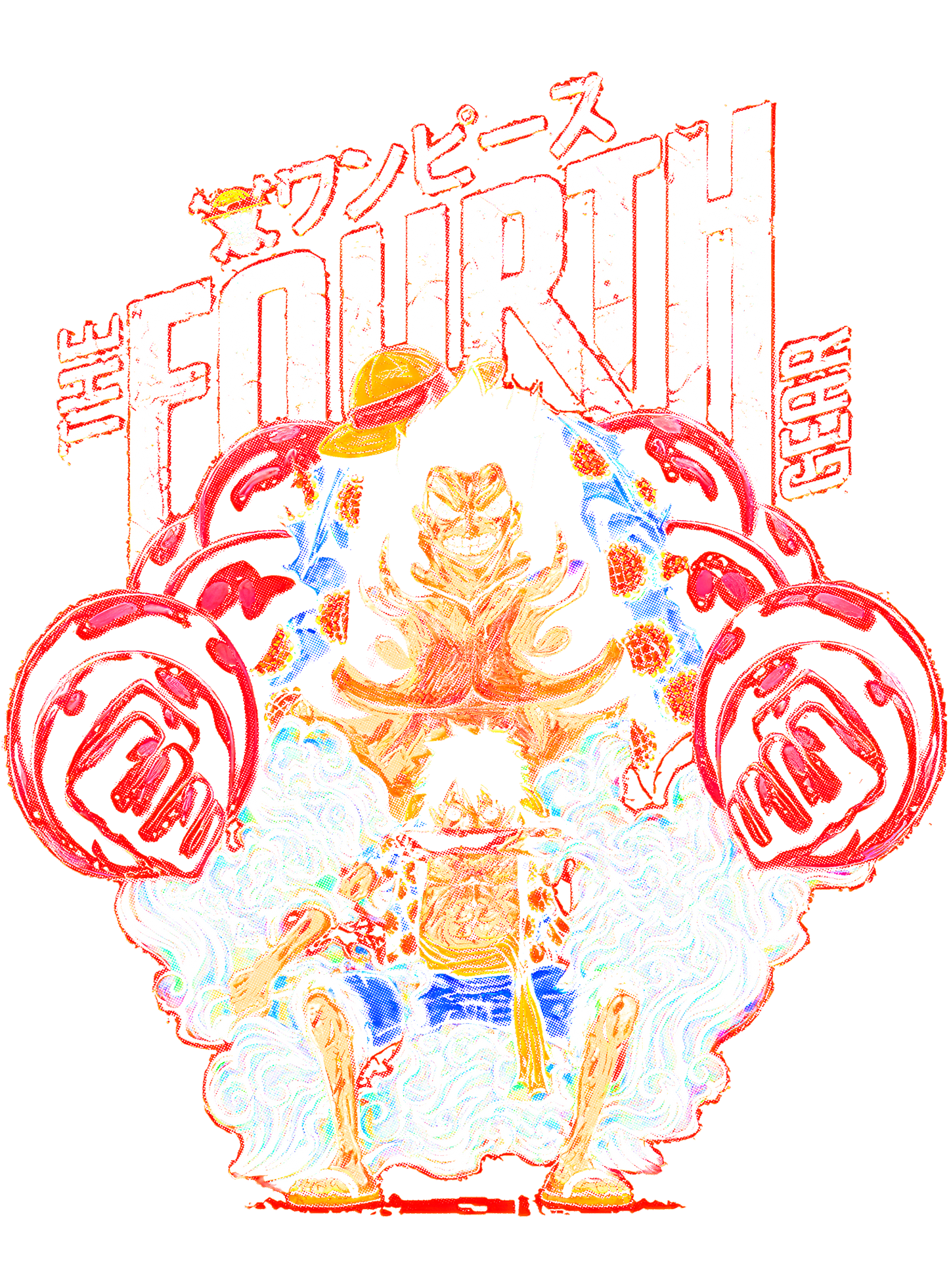 Anime - One Piece Luffy Gear Fourth Bounceman