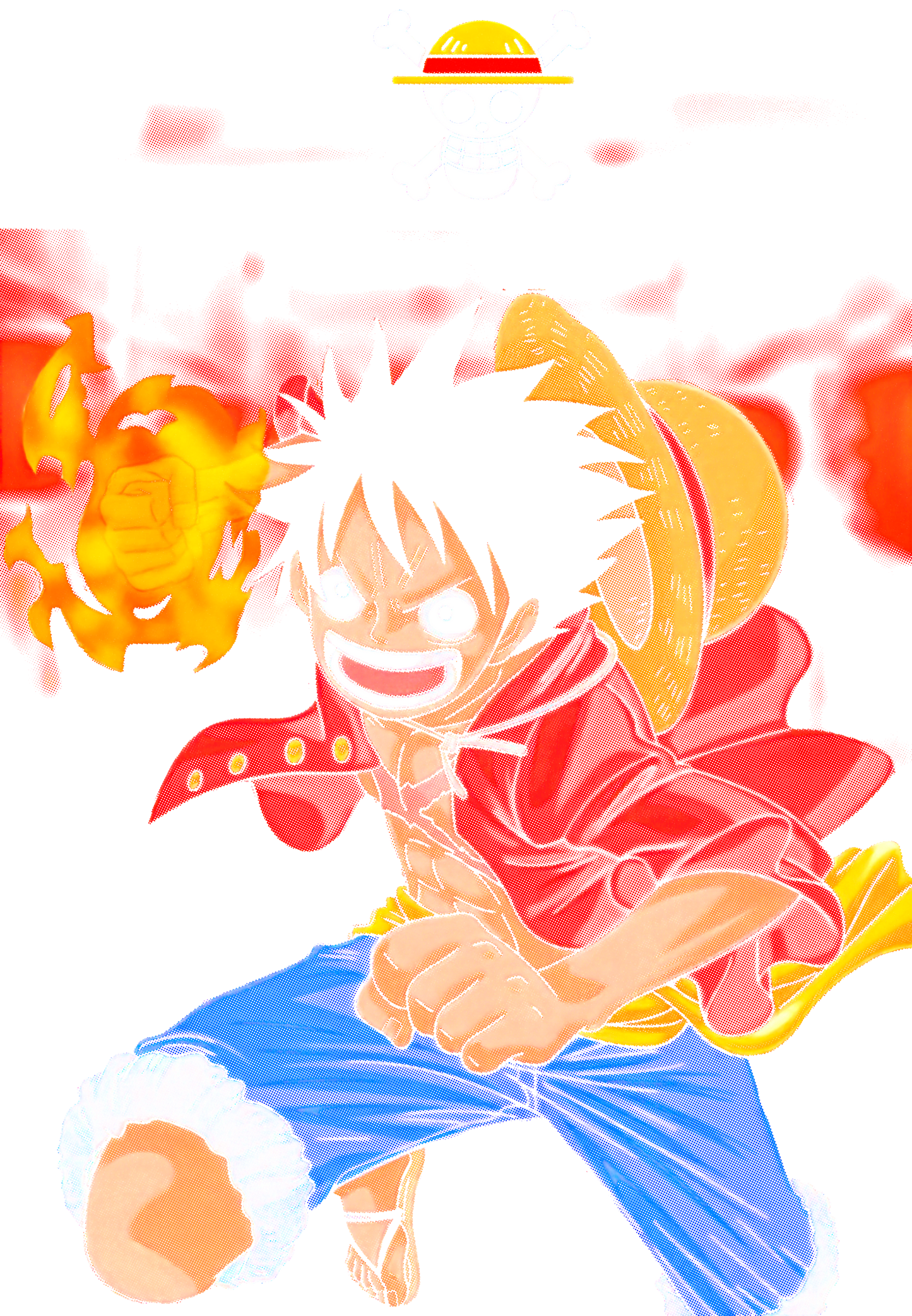Anime - One Piece Luffy Jolly Roger Portrait