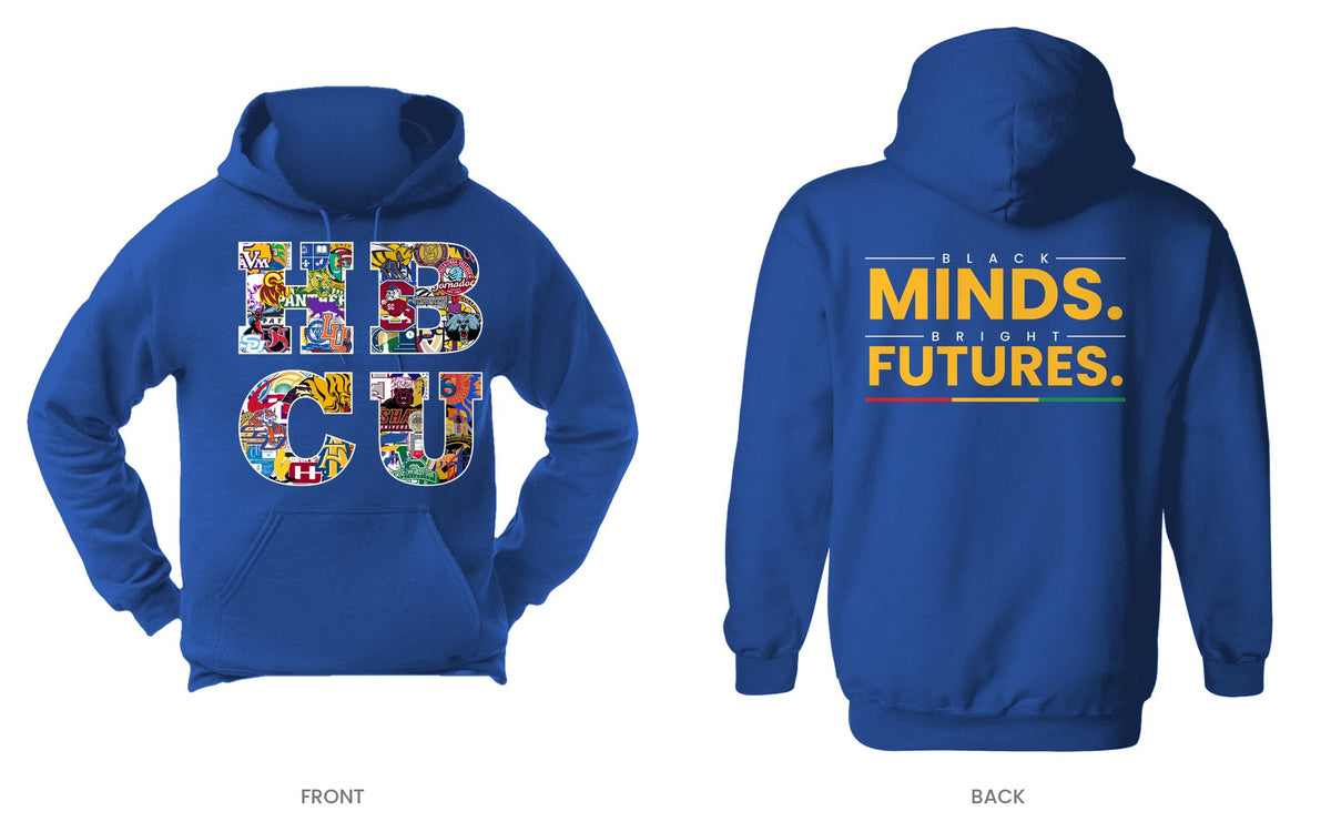 Royal hooded sweatshirt, front and back, design 11