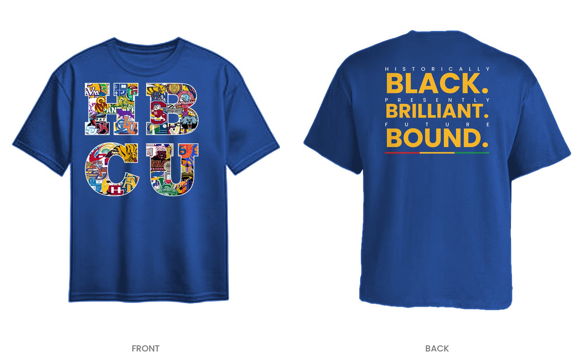 Royal tee, front and back, design 1