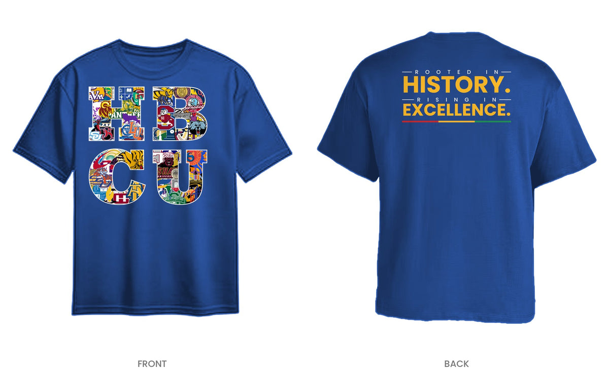 Royal tee, front and back, design 3