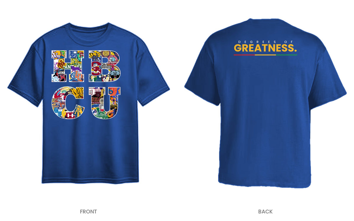 Royal tee, front and back, design 4