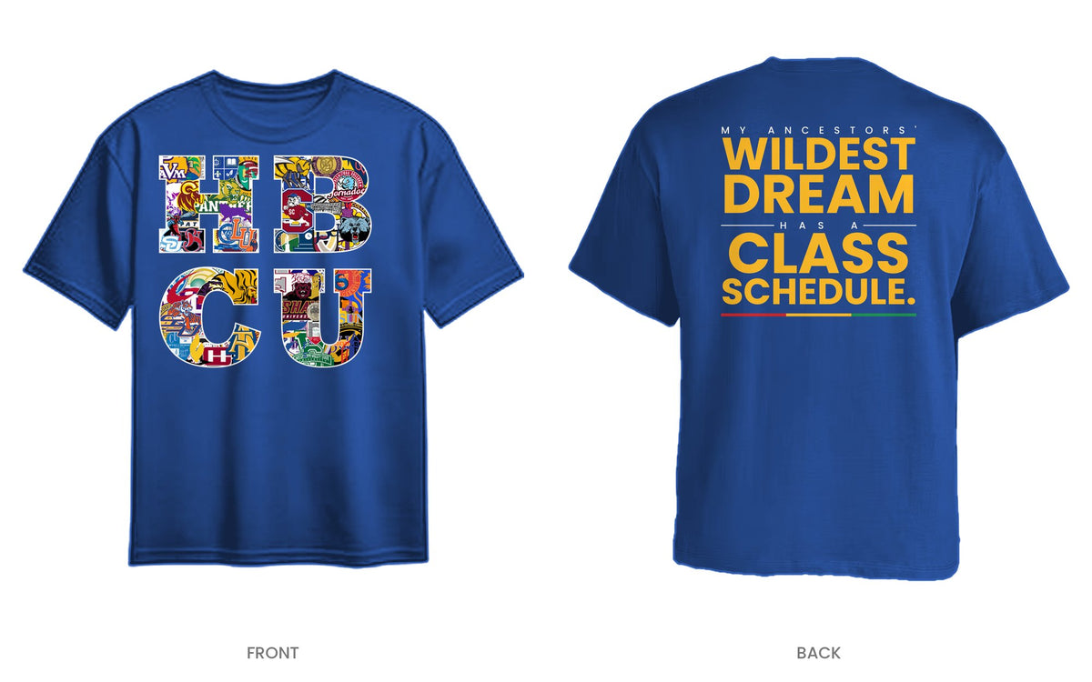Royal tee, front and back, design 6