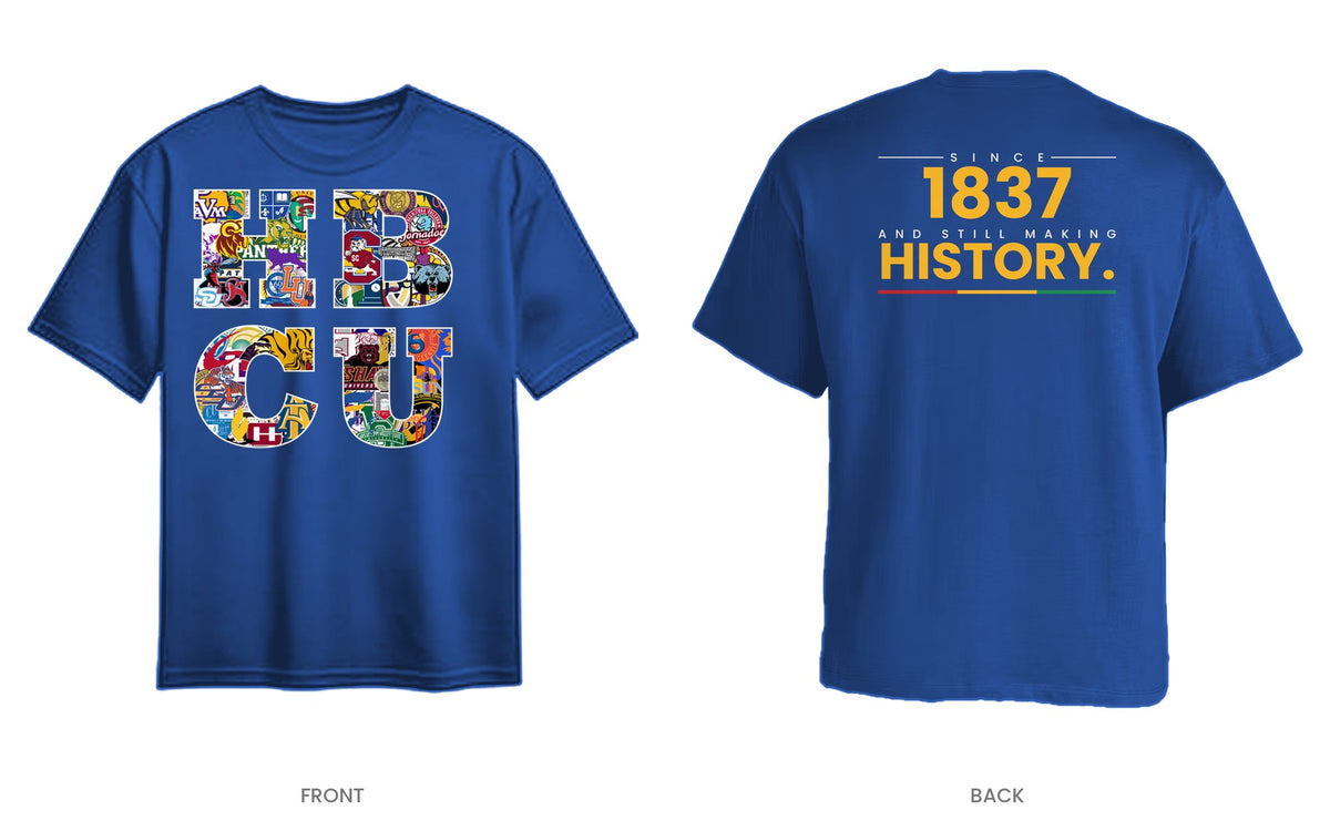 Royal tee, front and back, design 7