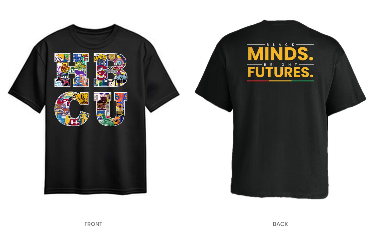 Black tee, front and back, design 11