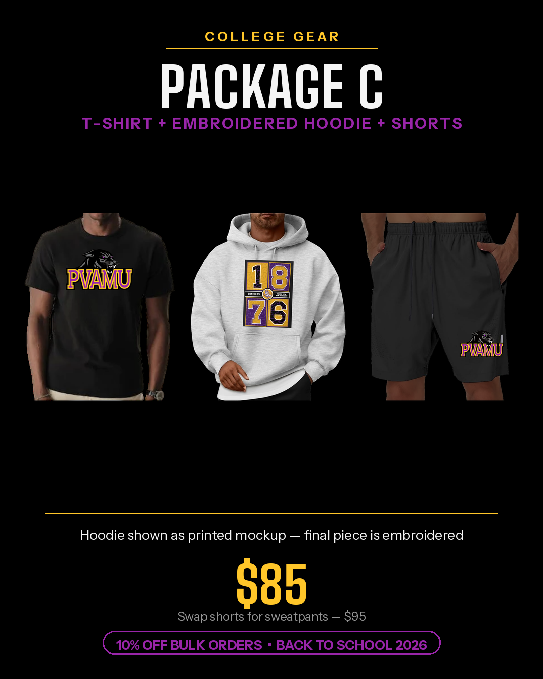 College Back-to-School Package